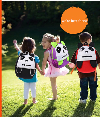 La forme animale adaptée aux besoins du client d'anti éraflure badine des sacs d'école avec la doublure de polyester