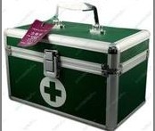 Cas de médecine de secours de ménage avec le cadre à haute densité d'alliage d'aluminium