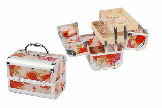 4 boîtes à outils portatives de maquillage mobile de plateaux professionnelles pour les femmes/artiste de cosmétiques