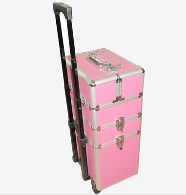 Panneau en aluminium 4 de forces de défense principale dans 1 chariot à beauté pour la doublure professionnelle d'EVA de maquilleur