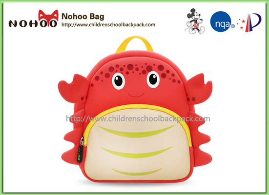Sacs à dos durables de beau de crabe de style d'enfants d'école voyage de sacs pour des Kindergarteners